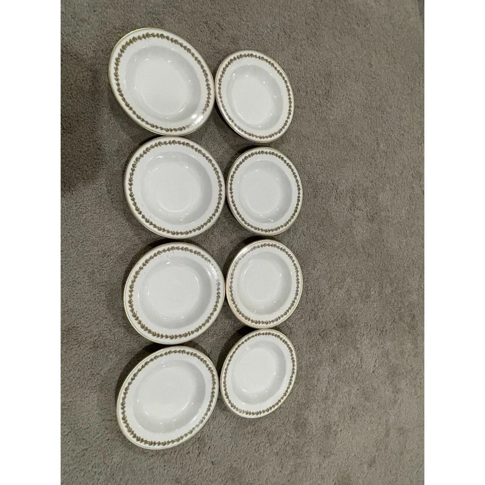 Vintage  Syracuse China Eight Salad/Pasta Bowls